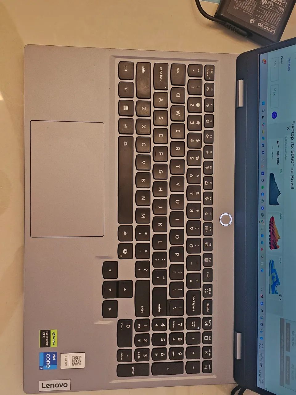 Laptop Gamer Lenovo LOQ RTX5060 (8gb), RAM 32, 1TB SSD