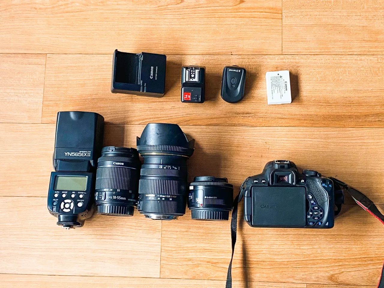 Canon T5i com 3 Lentes e Flash - Foto 5