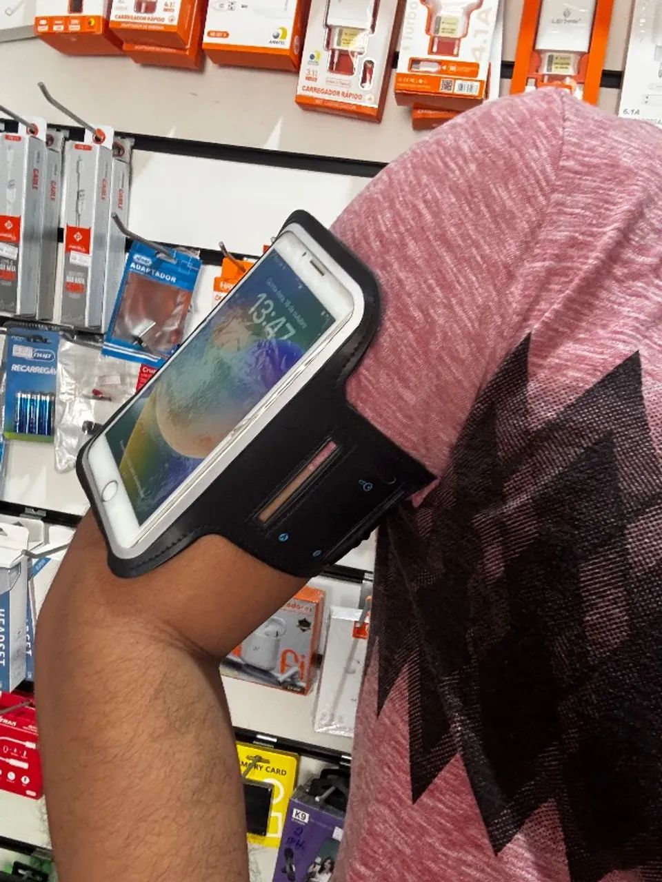 Braçadeira porta Celular e documentos
