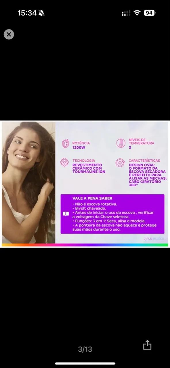 Escova secadora Mondial - Foto 5