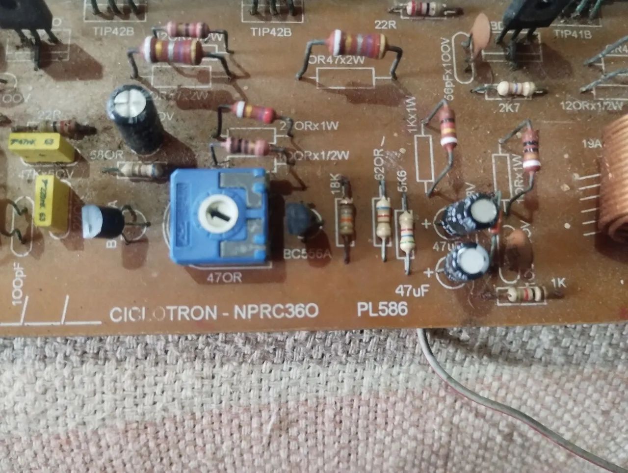 Placa amplificadora de áudio CICIOTRON NPRC360 PL586 - Foto 2