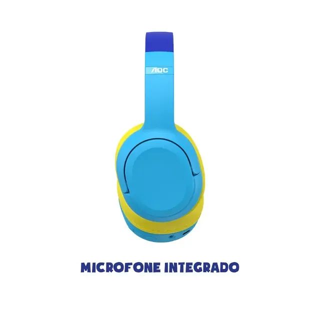 Headphone Infantil - NOVO, AOC Luccas Neto - Aventureiro, Bluetooth - Foto 5