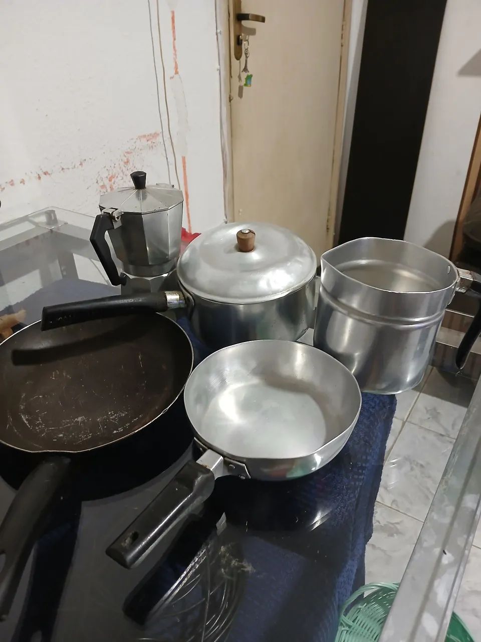 2 lotes 50 cada lote Kit de Panelas em Alumínio - Foto 3