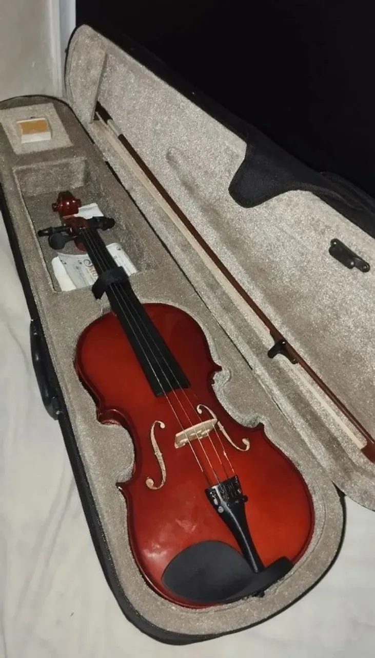 Violino Completo com Estojo e Arco