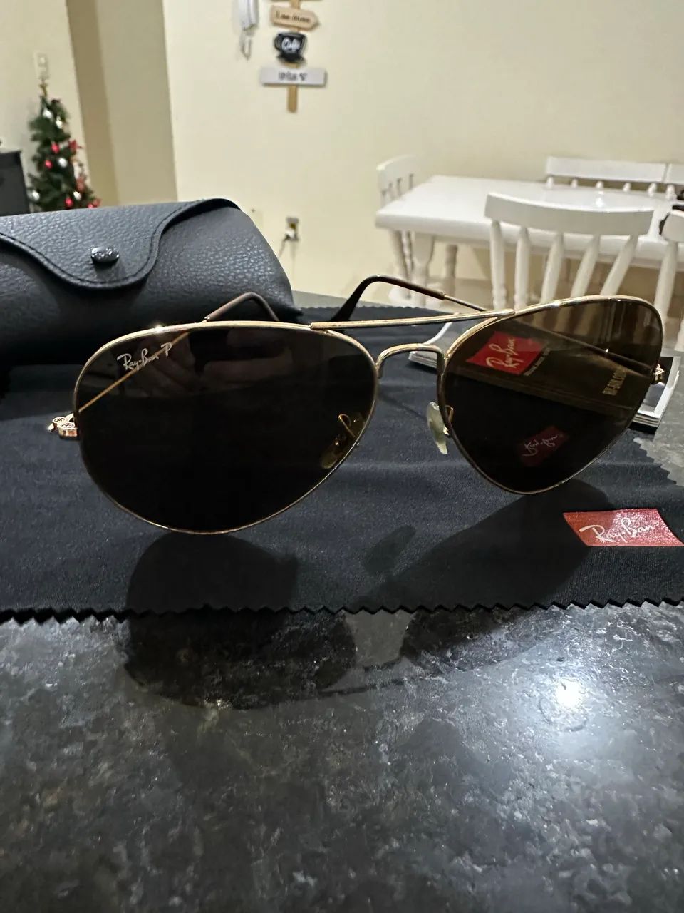 Óculos Ray Ban original - Aviator Gradient -  marrom - Polarizado - Foto 4