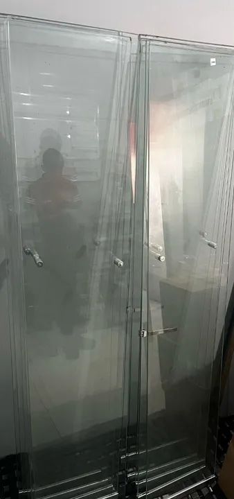 Porta de vitrine de vidro - Foto 2