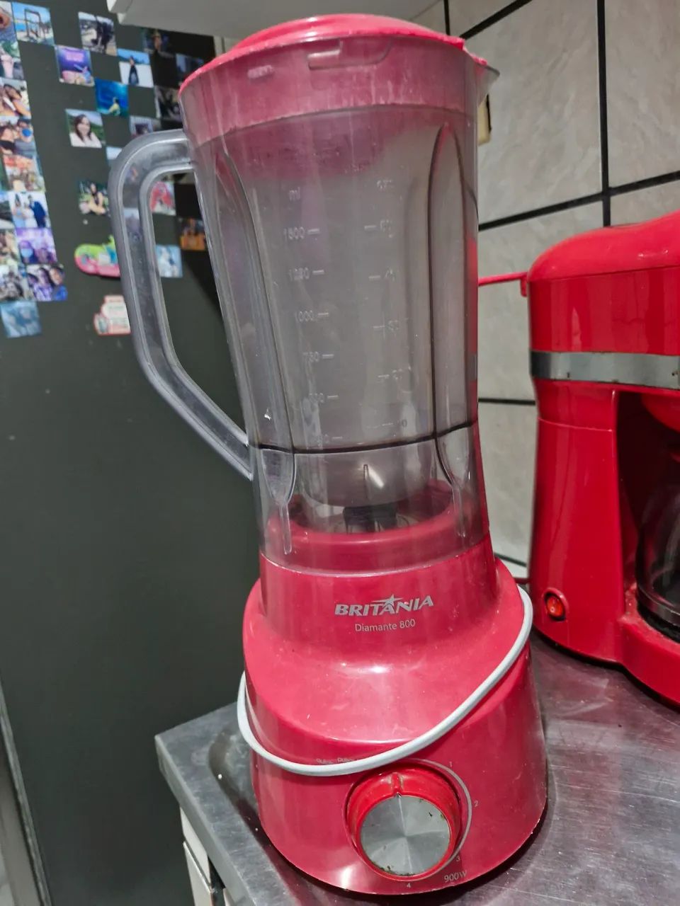 Liquidificador Vermelho - Britânia  - Foto 3