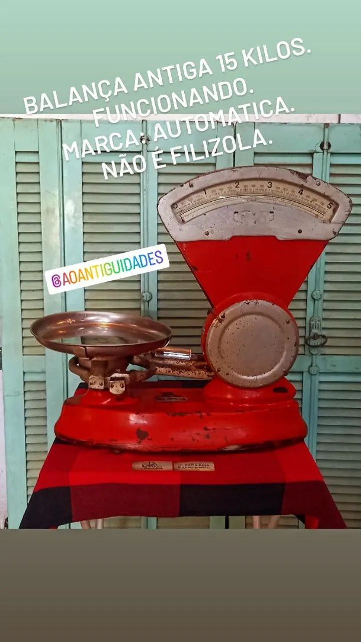 Balança antiga  - Foto 3