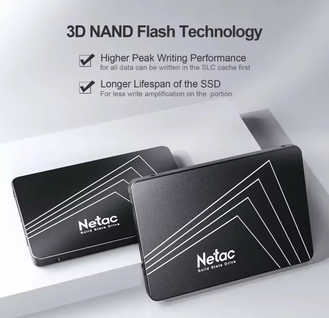 Ssd 512gb sata ||| Netac 3D NAND 6 Gb/s. @importech_08464297163275907122
