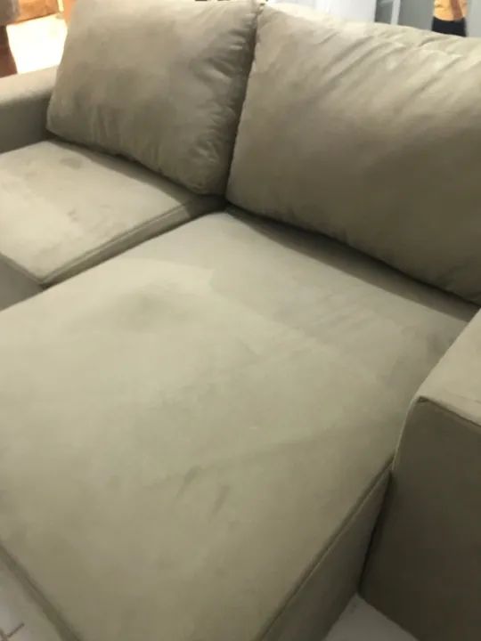Reforma de sofá  suede. - Foto 3