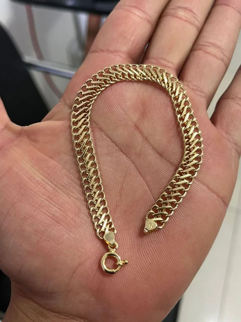 Pulseira Lacraia Ouro 18k  - Foto 2