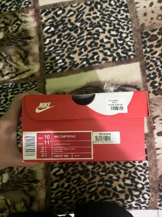 [NIKE] Court Royale White University Blue - Tamanho 42 - Foto 3