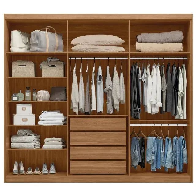 Roupeiro tamanho casal venice 6 portas 100%MDF  - Foto 2