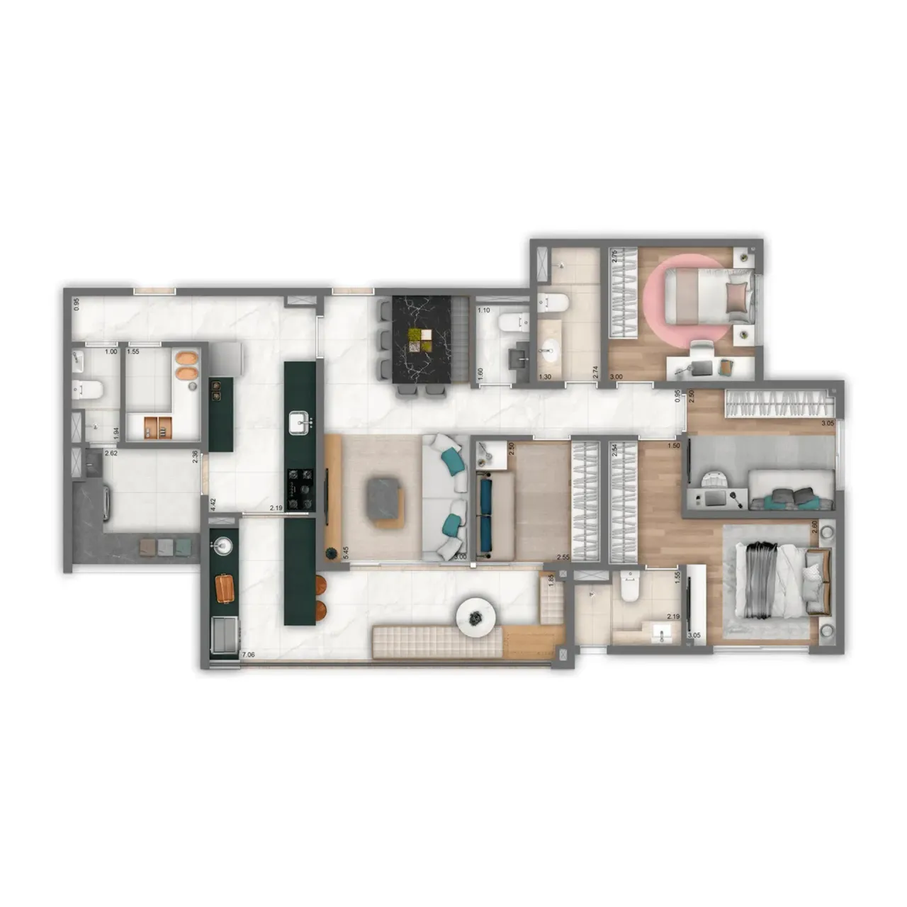 PLANTA 116m²