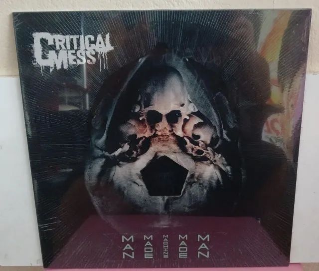 lp disco de vinil - critical mess - man made machine made man - importado