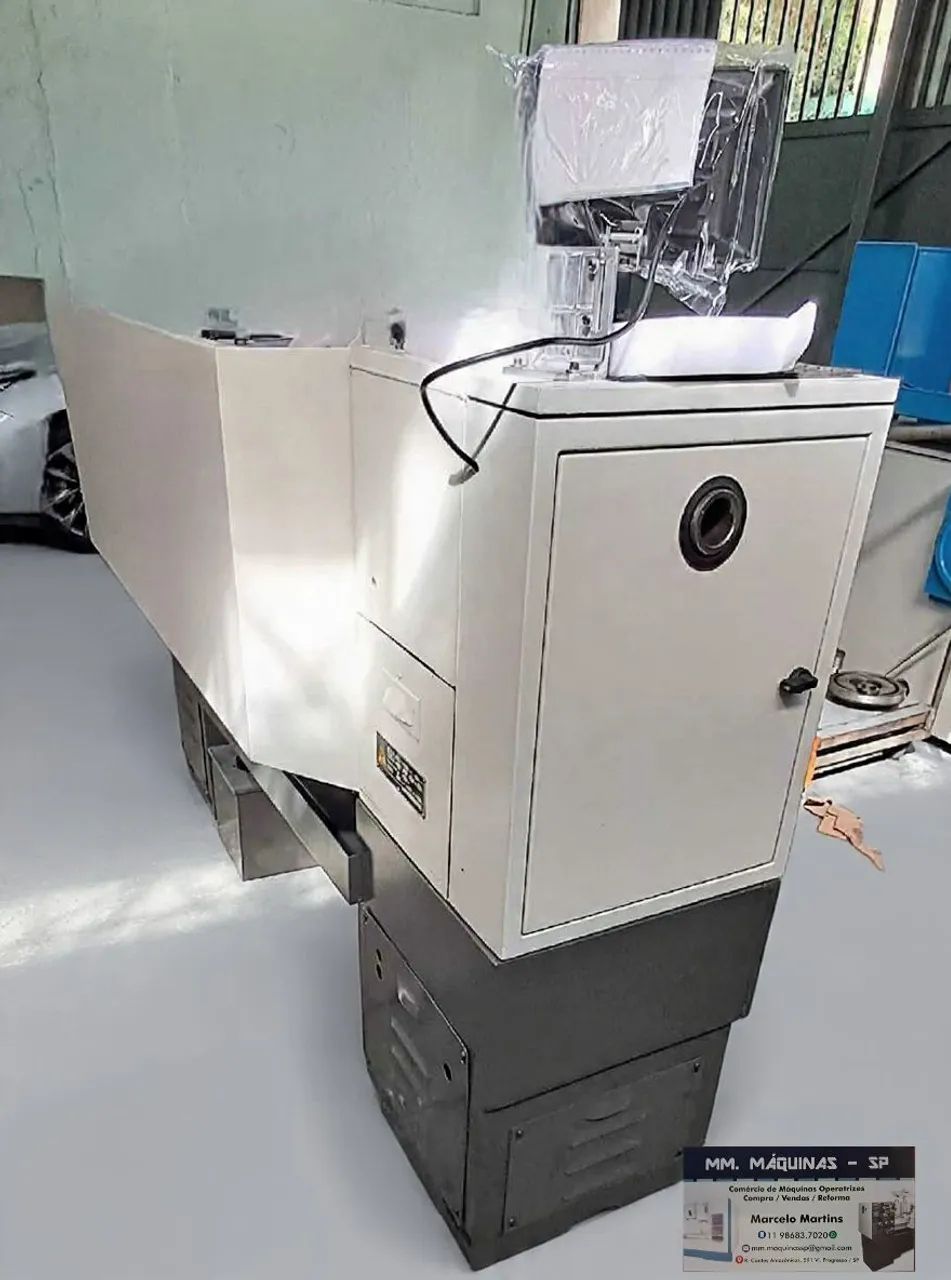 Torno mecânico nardini mascote  175 E com digital novo 1000 mm reformado e completo de tu - Foto 4