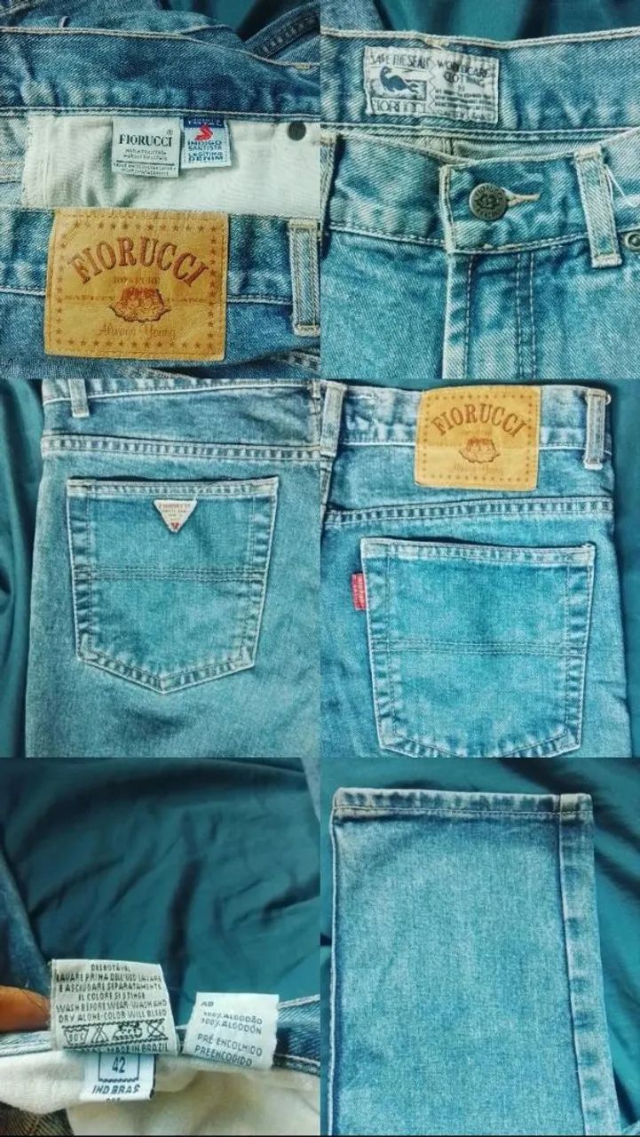 Calça Jeans feminina Vintage Anos 80  - Foto 2