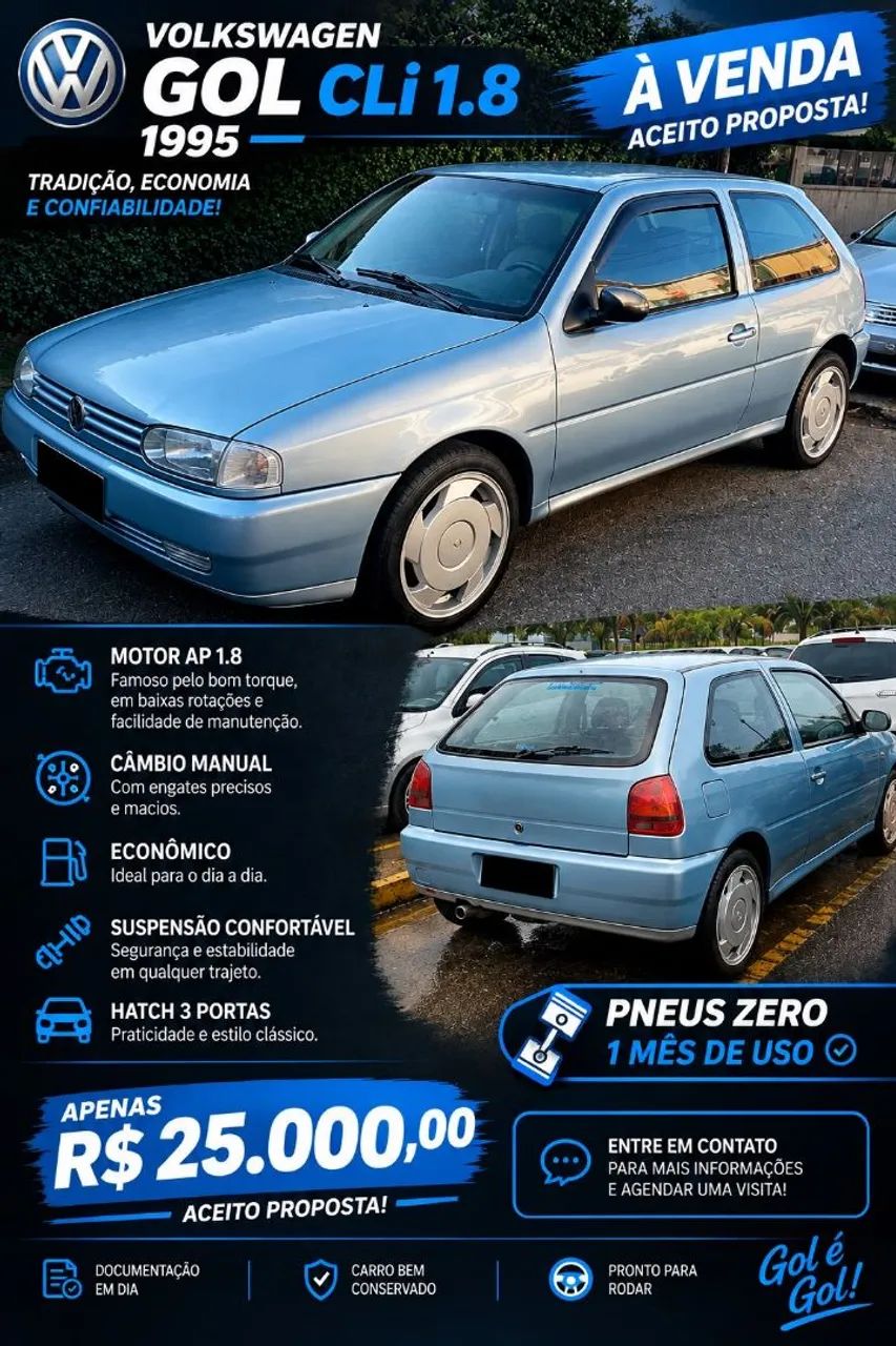 Volkswagen Gol CLI / CL 1.8 1995