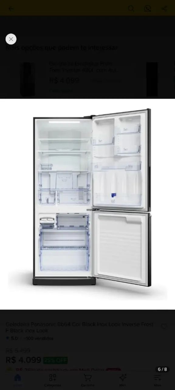 Geladeira Panasonic  - Foto 4