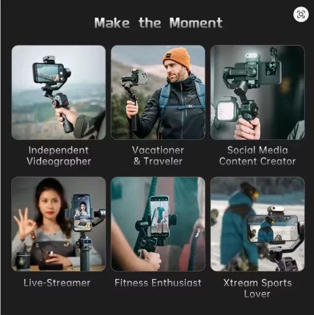 HOHEM ISTEADY M6 PRO IA com rc e maleta. NOVO - Foto 4