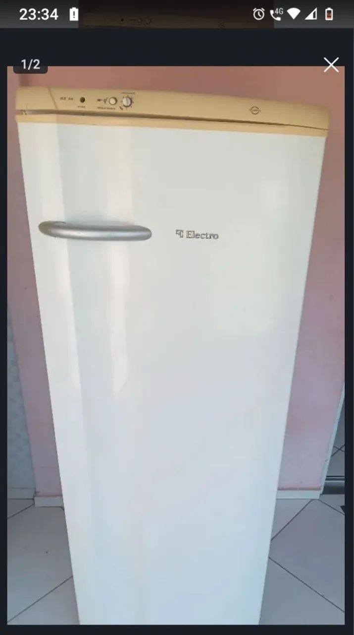 Geladeira e freezer Eletrolux 