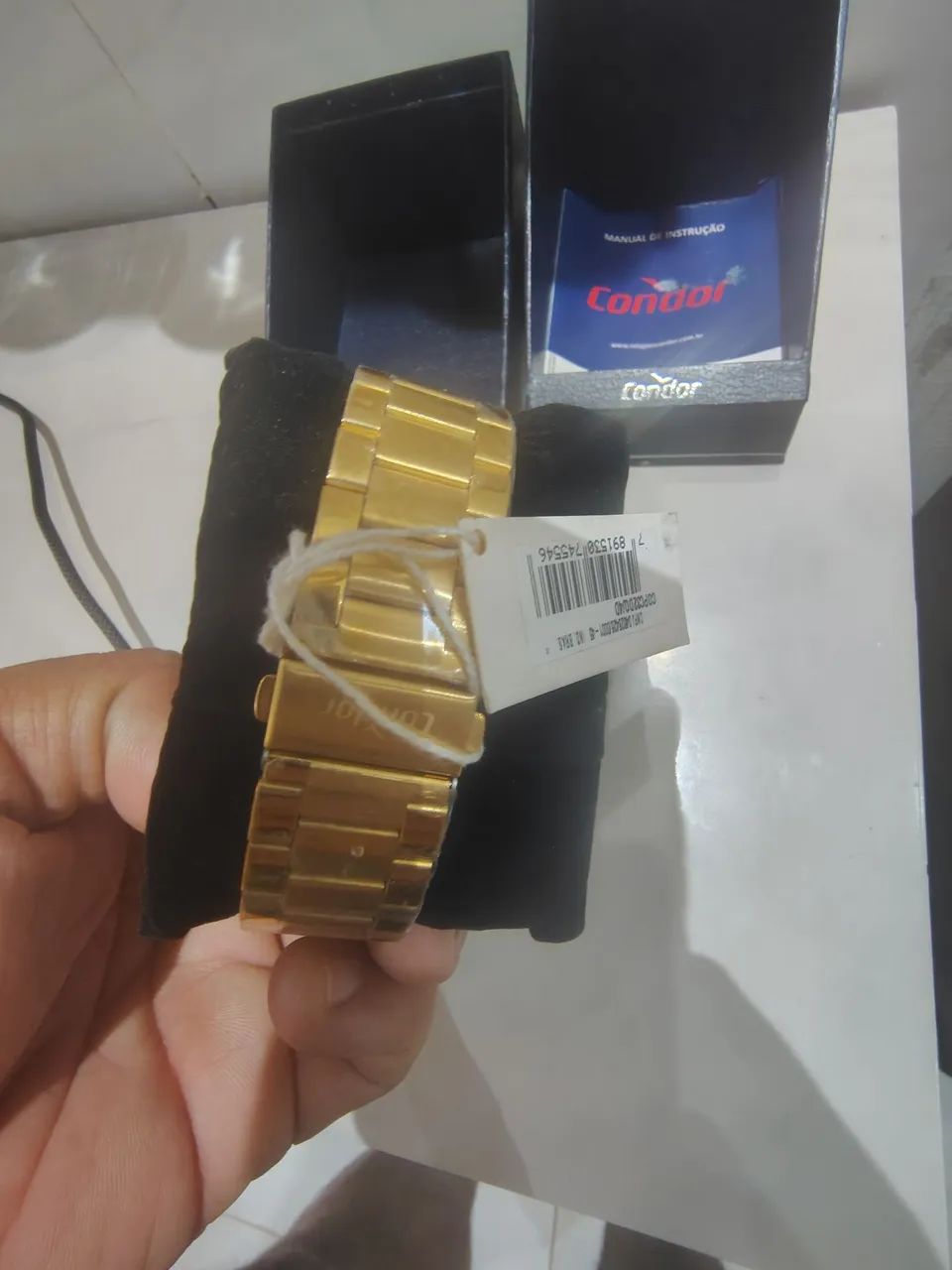 Relógio condor Dourado  - Foto 4