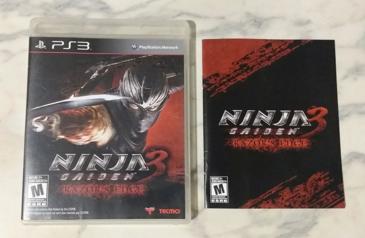 新品未開封　PS3 NINJA GAIDEN 3 コレクターズエディション Ninja Gaiden 3 Ps3 Seminovo - www.espiaogames.com.br