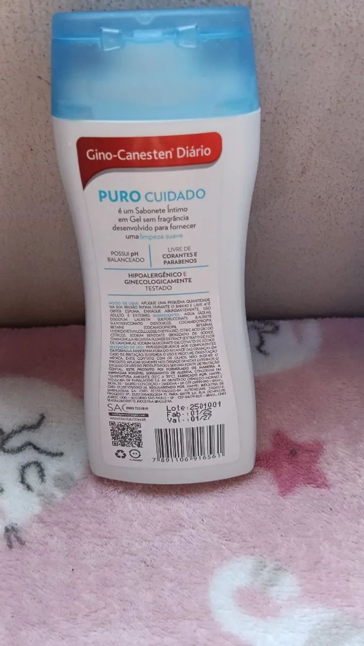 Gino Canesten sabonete líquido  - Foto 5