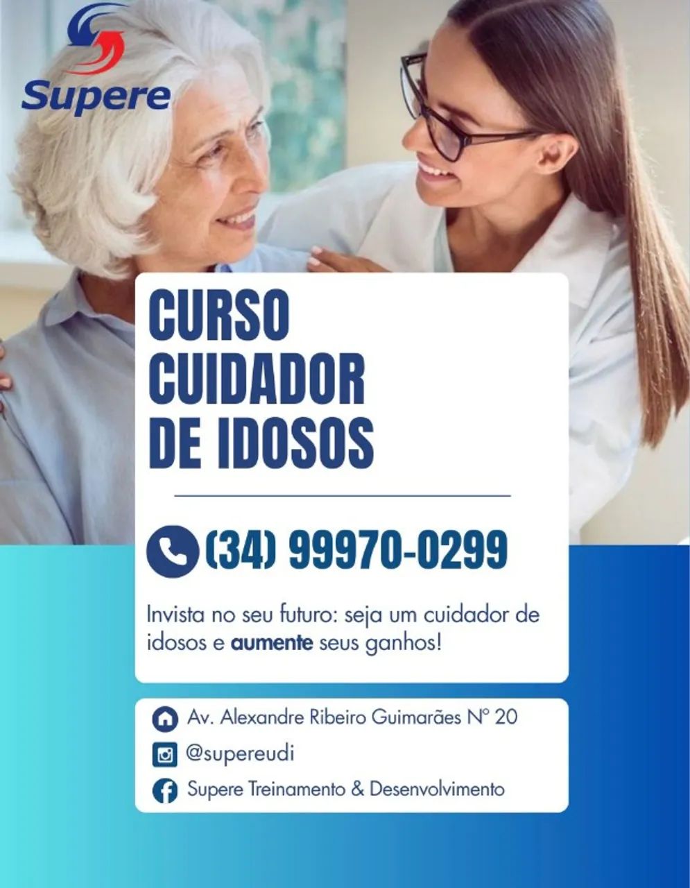 CURSO DE CUIDADOR DE IDOSOS - O melhor de Uberlândia