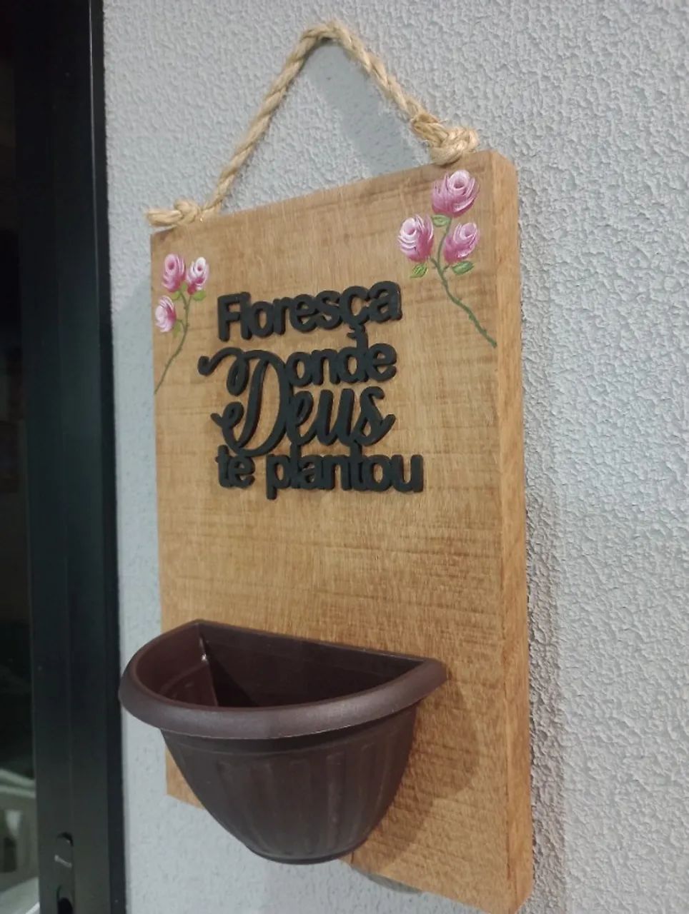 Floreira rústica 
