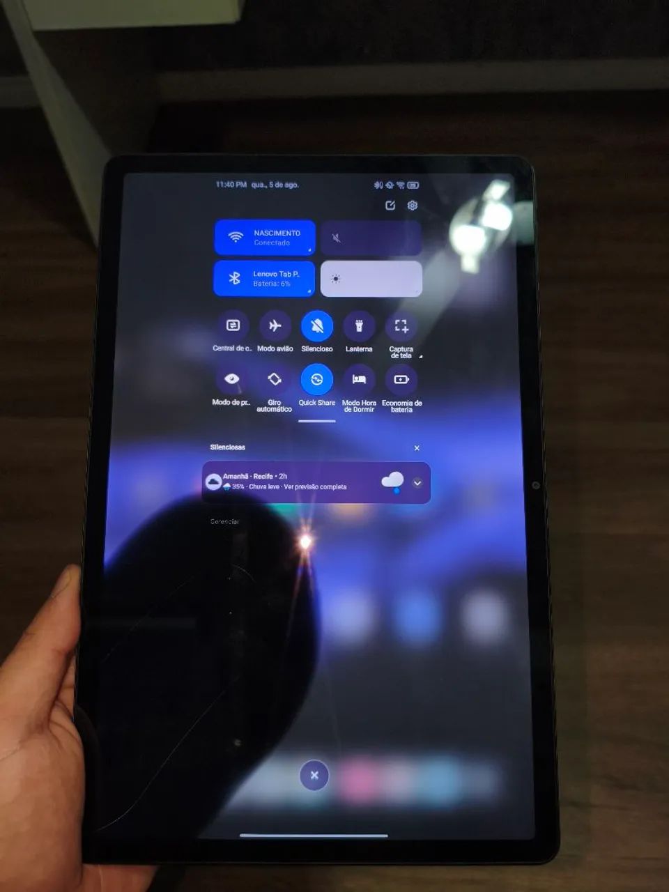 TABLET LENOVO P12 + CANETA PRÓPRIA ORIGINAL + CAPA - Foto 2
