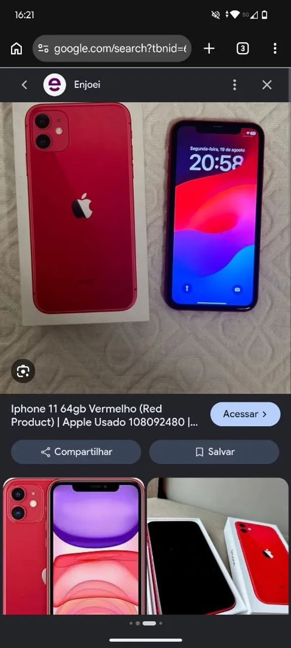 iPhone 11 64 gb - Celulares e Smartphones - Vila Nossa Senhora de