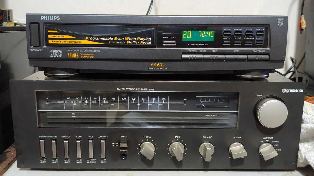 Cd player Phillips AK 601 novíssimo  - Foto 3