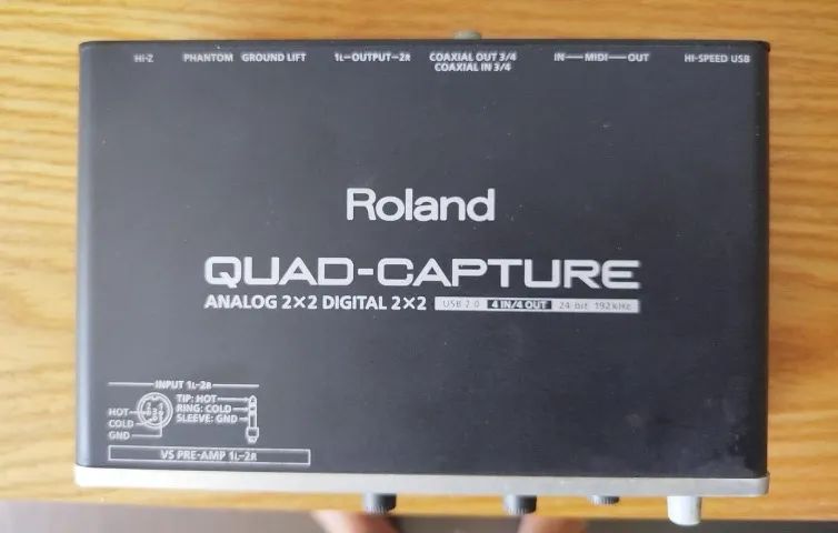 Interface de Audio Roland Quad-Capture UA-55 (Com Caixa Original) - Foto 3
