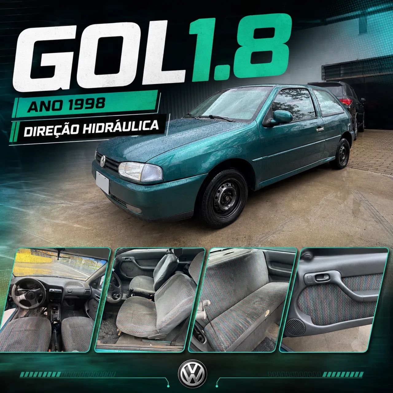 Volkswagen Gol Geração II Atlanta 1.8 8V 90cv Gasolina Mec. 2P 1996