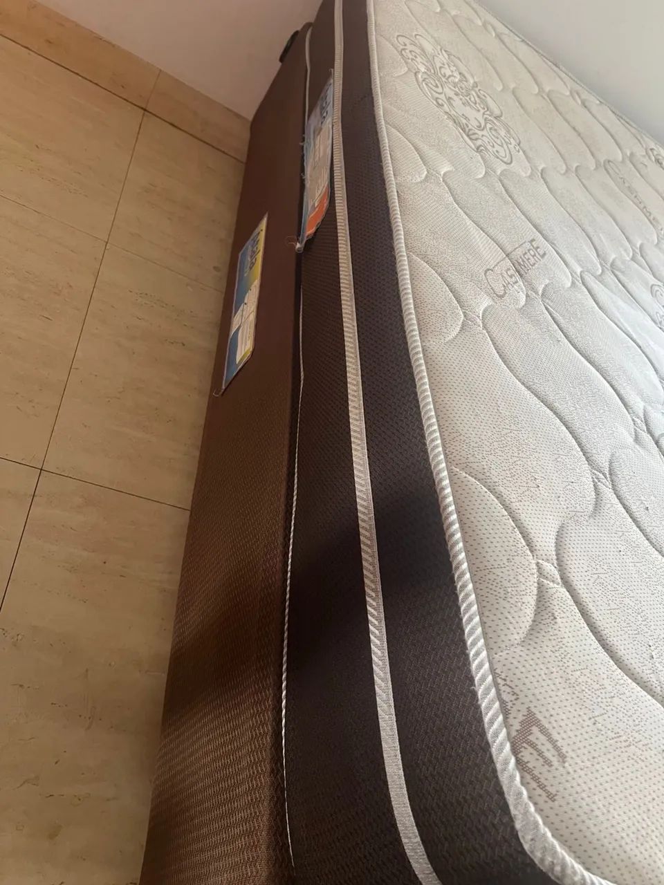 CAMA BOX CASAL MOLAS ENSACADAS - FAÇO ENTREGA. - Foto 2