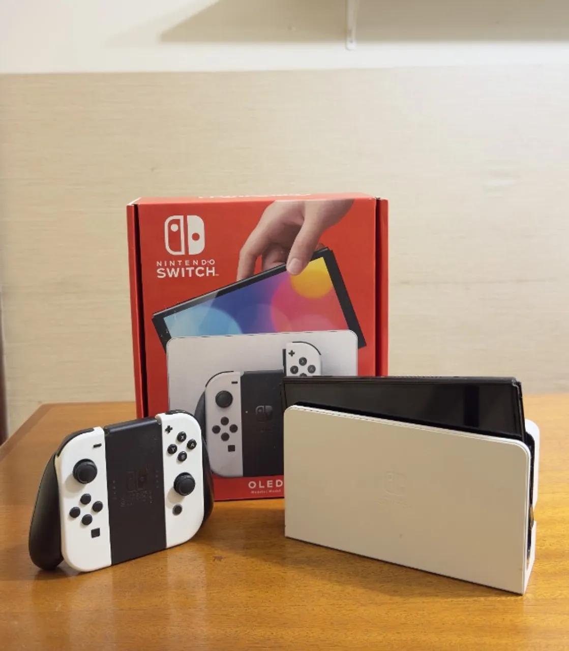Nintendo switch oled nacional desbloqueado 128gb kamikaze - Peças