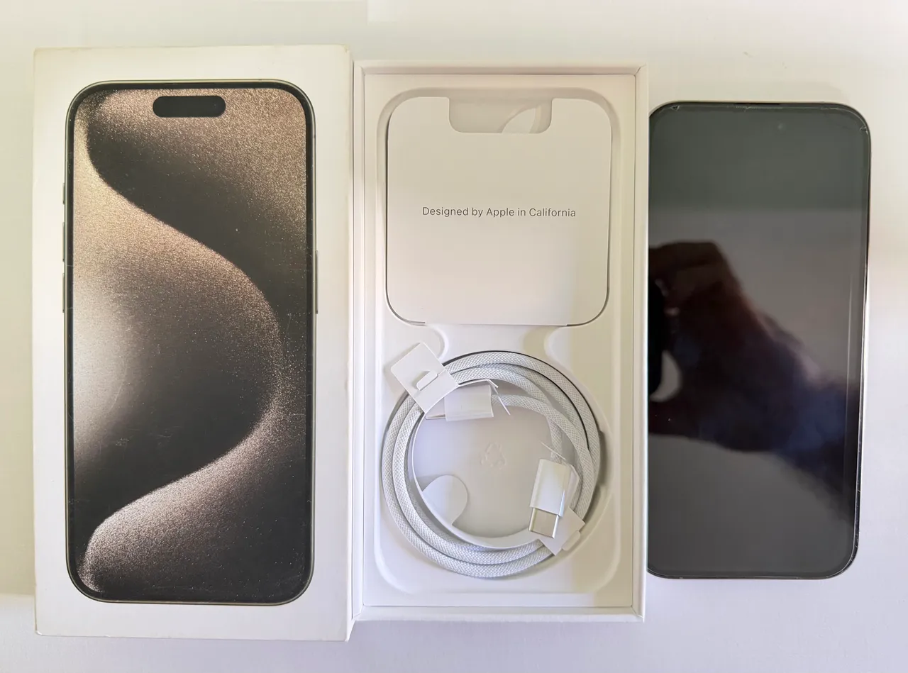 iPhone 15 Pro 256GB Natural 87% - Seminovo - Garantia de 6 meses