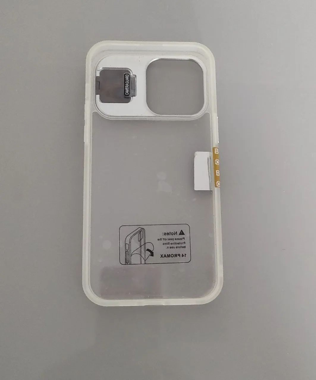 capinha transparente para iPhone 14 Pro Max (6,7"), com proteção elevada para as câmeras - Foto 2