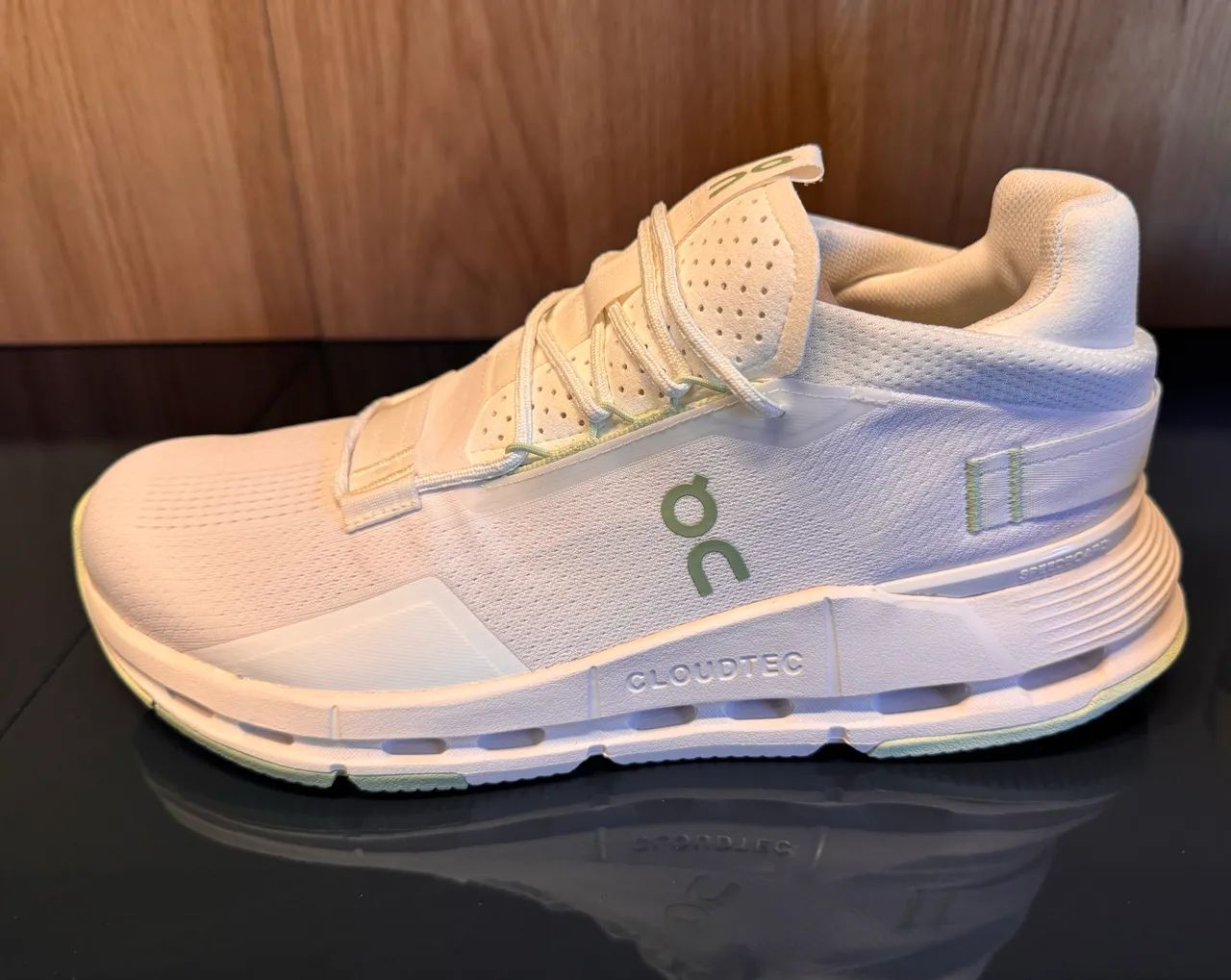  Tênis On Cloudnova 2 Masculino, cor ?White | Sage?, NOVO, sem uso e com caixa original - Foto 3