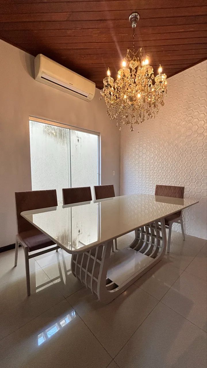 Mesa de Jantar com 7 Cadeiras - Jacaúna | Excelente Estado - Foto 2
