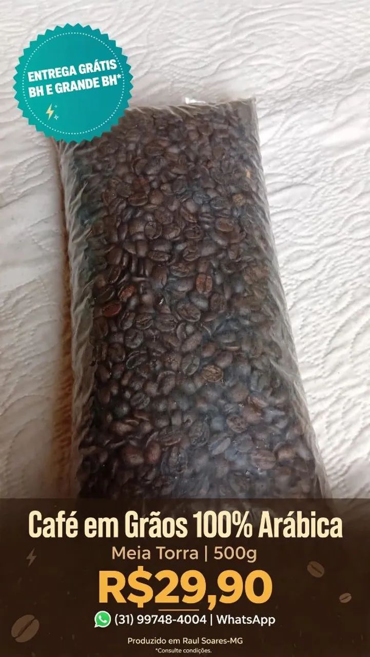 CAFÉ DA ROÇA EM GRÃOS