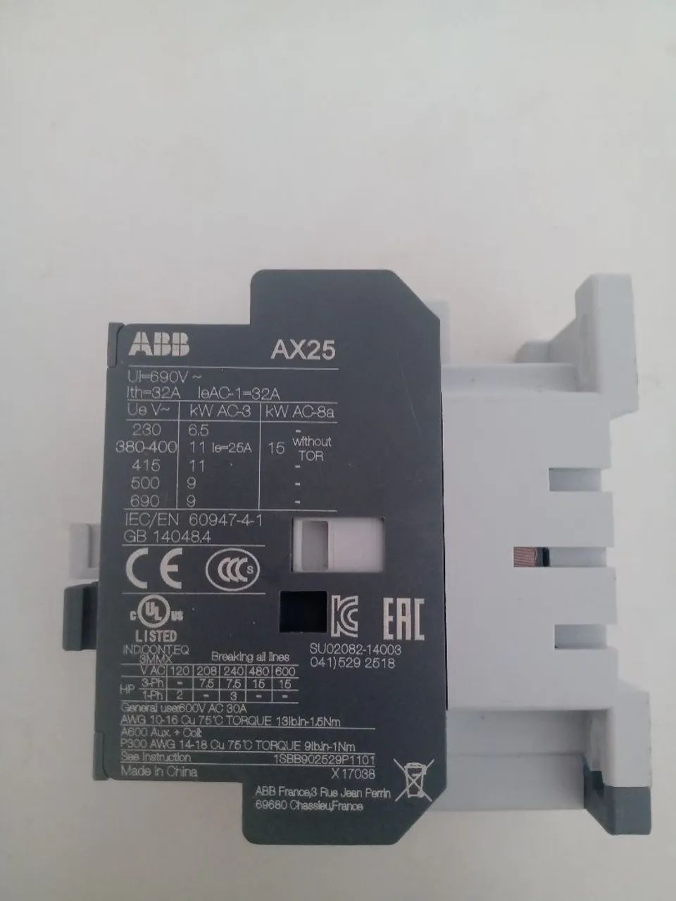 Conjunto de contactora ABB seminovos todas funcionando perfeitamente com 5 bloco auxiliar  - Foto 4
