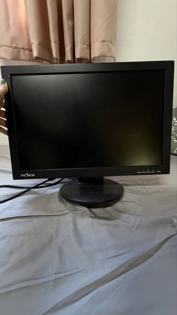  Monitor LCD 19? Widescreen Proview XP911AW - Funcionando Perfeitamente | Acompanha cabos