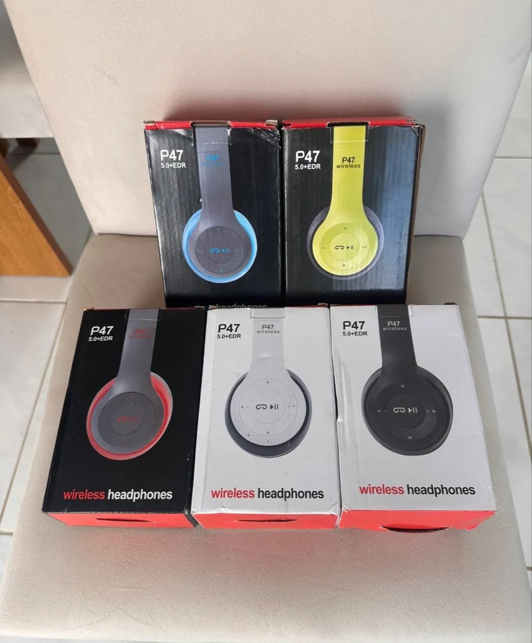 Fone de ouvido Bluetooth p47 - Foto 2