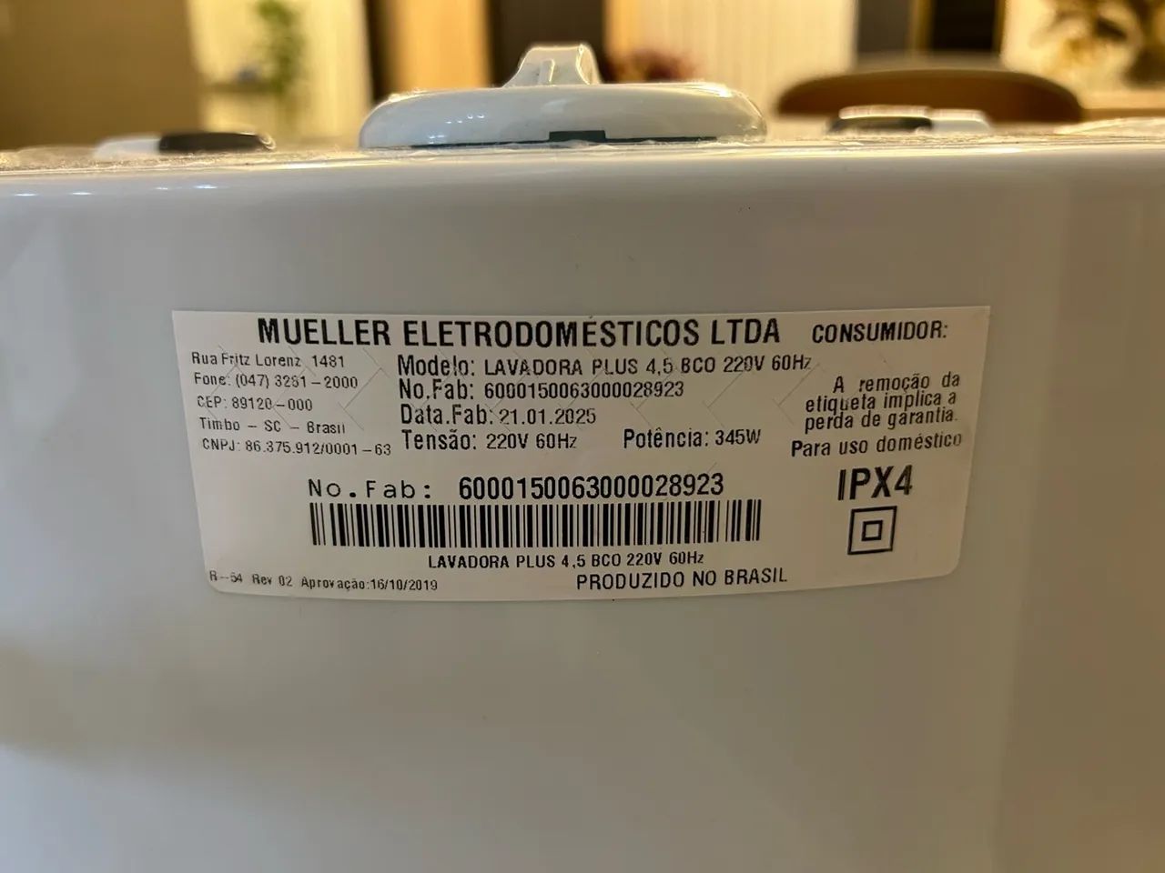 Tanquinho 4,5kg Muller  - Foto 4