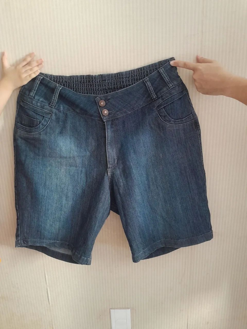 01 Bermuda Jeans Puz Size Nº 52   (R$ 60)