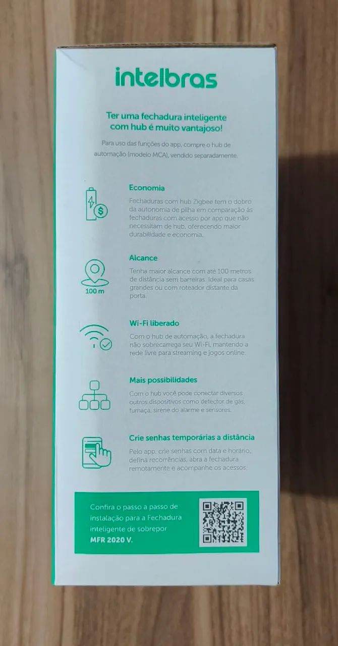 Fechadura inteligente de sobrepor Intelbras MFR 2020V - Foto 4