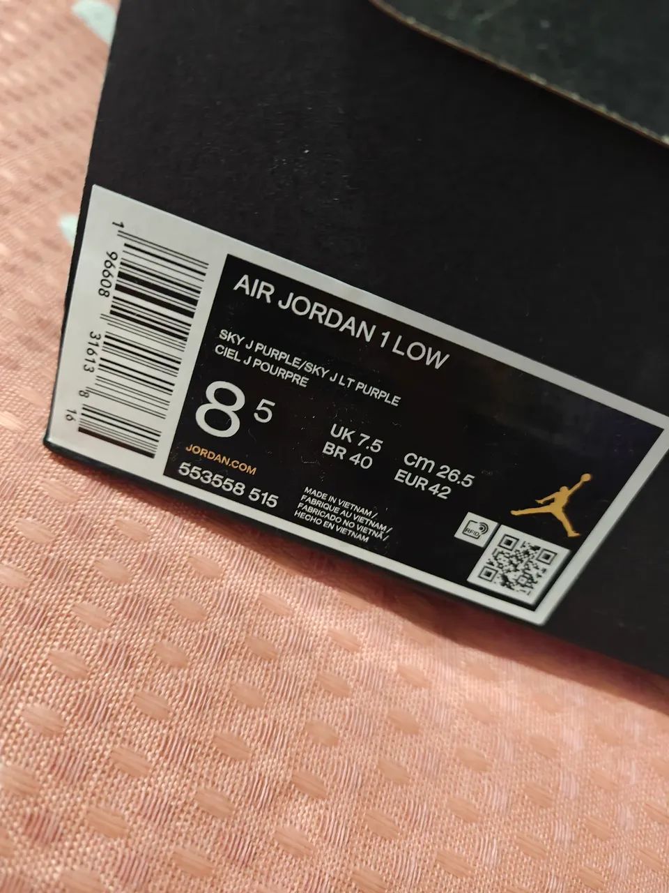 Jordan 1 Low Purple 40 - Foto 5