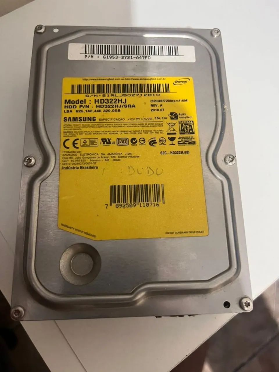 Kit 2 HDs SATA Desktop 250GB + 320GB Seagate e Samsung - Foto 3